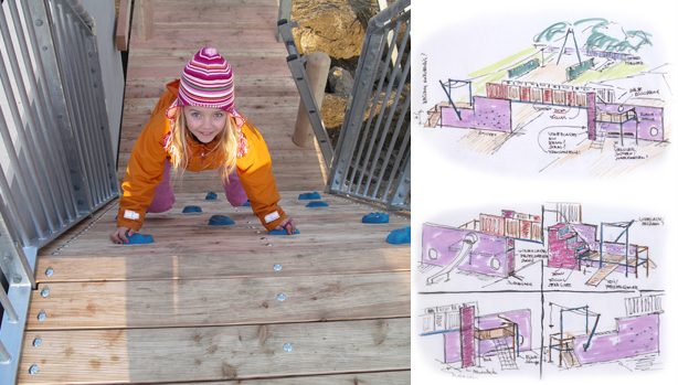 BRÜCKENSPIELPLATZ AM EUROPARING, RATINGEN Christian Morgenstern-Schule